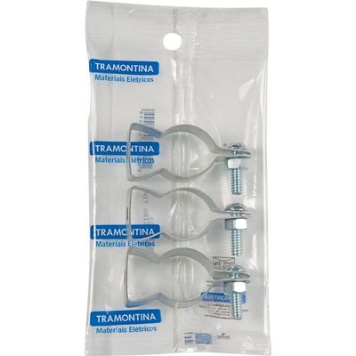 Abraçadeira Tipo D 3/4" - Embalagem Com 3 Unidades Tramontina