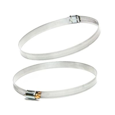 Abraçadeira De Ferro 2 Uni Rosca Sem Fim 140-159 14mm Largura