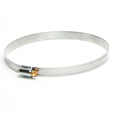 Abraçadeira De Ferro 2 Uni Rosca Sem Fim 140-159 14mm Largura
