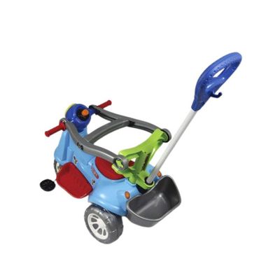 Carrinho Passeio Infantil Triciclo Alça Segurança Velotrol