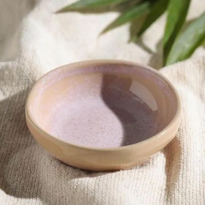 Conjunto de Ramequins Médios Orgânico Litchi com 6 Peças 70ml Porto Brasil Rosa