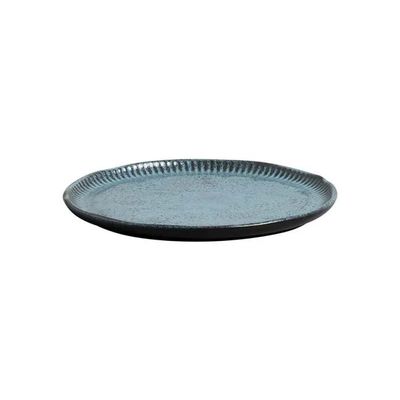 Conjunto de Pratos de Sobremesa Linhas Night Sky 21,5cm 6 Peças Porto Brasil Azul