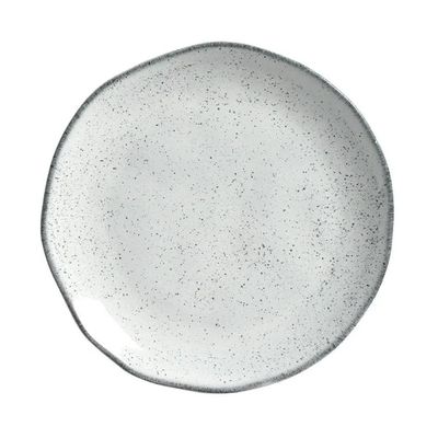 Conjunto de Pratos de Sobremesa Orgânico Echo 19,5cm 6 Peças Porto Brasil Branco