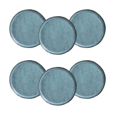 Conjunto de Pratos para Pão Bio Night Sky 6 Peças Porto Brasil Azul