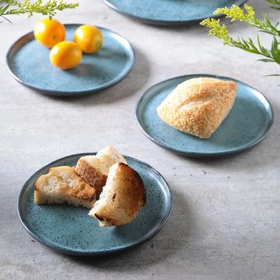 Conjunto de Pratos para Pão Bio Night Sky 6 Peças Porto Brasil Azul