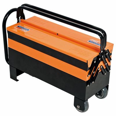 Caixa Sanfonada Pro Cargobox 35 Peças Tramontina Preto e Laranja