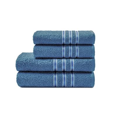Toalha de Rosto Camesa Festiva Azul Azul