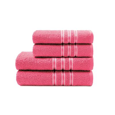 Toalha de Banho Camesa Festiva Rosa Rosa