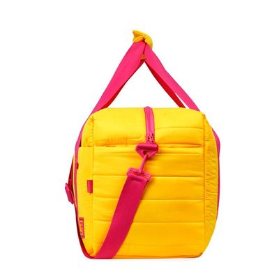 Bolsa de Viagem Média Puff Oficial BBB 26 Bagaggio Amarela M / Amarelo
