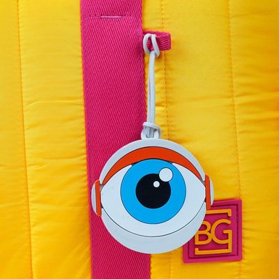 Bolsa de Viagem Média Puff Oficial BBB 26 Bagaggio Amarela M / Amarelo
