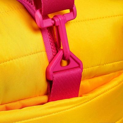 Bolsa de Viagem Média Puff Oficial BBB 26 Bagaggio Amarela M / Amarelo