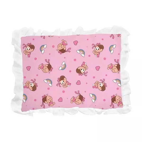 TRAVESSEIRO BEBE TURMA DA MONICA INCOMFRAL ROSA