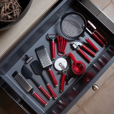 PENEIRA EM AÇO INOX VERMELHO KITCHENAID KAG161OHERE