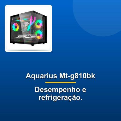 Gabinete Sem Fonte C3tech Gaming Aquarius Mt-g810bk Preto