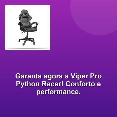 Cadeira Gamer Viper Pro Python Racer Vp001