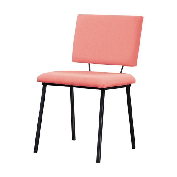Cadeira Decorativa Sala de Jantar Fennel Linho Coral - Gran Belo