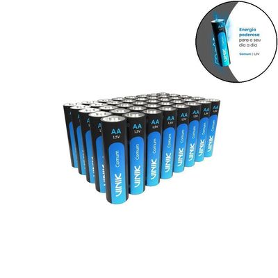 Pilha Comum Aa Tubo C- 40