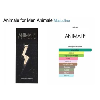 Perfume For Man Animale Eau De Toilette 100ml