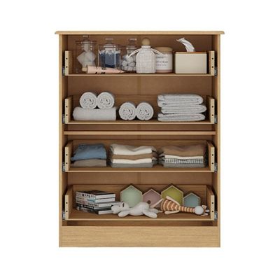 Cômoda Infantil 65cm Com 4 Gavetas Encanto Multimóveis Mp4427 Madeirado Madeirado