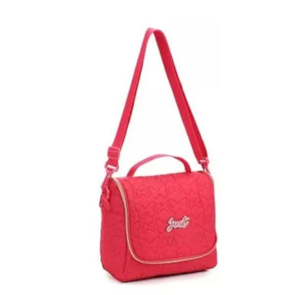 Lancheira Para Meninas Alça Para Ombros Sistema Térmico Resistente Reforçada Just La Denlex Vermelho