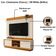 Painel Home Theater Siena Para Tv 75 Pol 2 Portas 184 Cm Cinamomo Off White Madetec