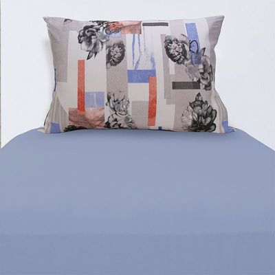Fronha Doce Vida Malha Mista Bogota 48cm68cm Azul