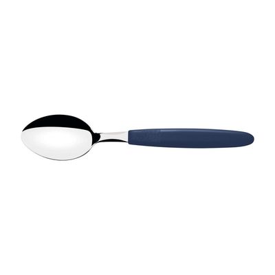 Colher de Mesa Tramontina Ipanema com Lamina em Aço Inox e Cabo de Polipropileno Azul