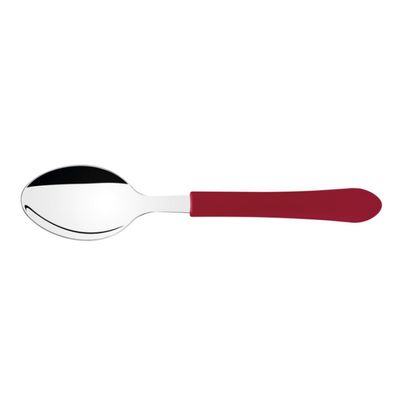 Kit 24 Colher de Mesa Inox Vermelho Leme Tramontina