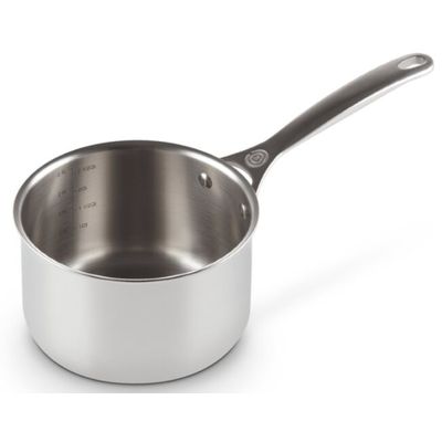 PANELA LE CREUSET MOLHEIRA SIGNATURE 3-PLY EM AÇO INOX 18CM 96600918000000