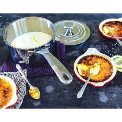 PANELA LE CREUSET MOLHEIRA SIGNATURE 3-PLY EM AÇO INOX 18CM 96600918000000