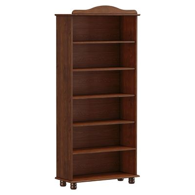 Livreiro Decorativo Ivan Madeira Café G74 - Gran Belo