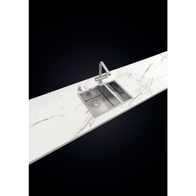 CUBA TRAMONTINA DUPLA DESIGN COLLECTION DE EMBUTIR/SOBREPOR INOX QUADRUM 66X46 94008/103
