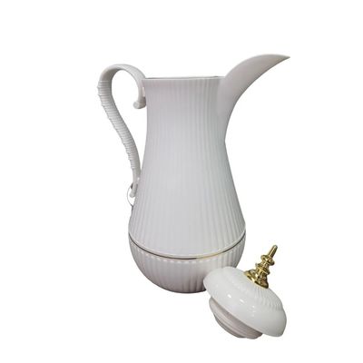 GARRAFA TÉRMICA MB HOME MARIE PREMIUM EM ABS DOURADA/BRANCA 14680
