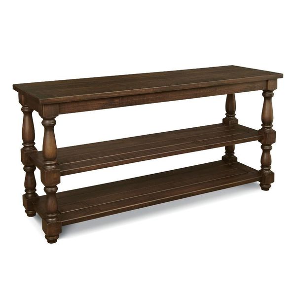 Aparador Mesa Console Para Sala de Estar com Prateleiras Fiore 165x48 Canela - Gran Belo