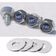 Parafusos De Placa Logomarca Emblema Fiat Azul