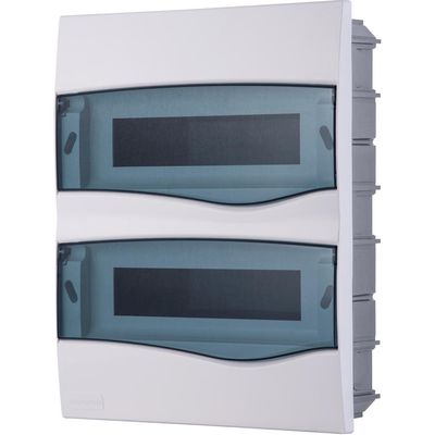 Quadro de Distribuição de Embutir 24 DIN ou 16 NEMA Tramontina com Porta Transparente