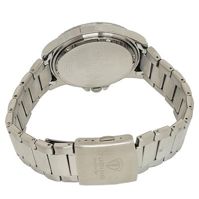 Relógio Tuguir Masculino Ref: 9167g Tgi37072 Casual Aço Prateado