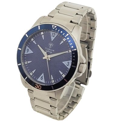 Relógio Tuguir Masculino Ref: 9167g Tgi37072 Casual Aço Prateado