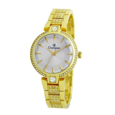 Relógio Champion Feminino Ref: Cf25054h Fashion Dourado