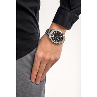 Relógio Casio Masculino Ref: Efb-710d-1avudf Edifice Cronógrafo Prateado