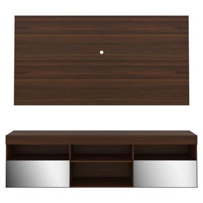 Rack Com Painel E Suporte Tv 65" C/ Espelho MultimóveisV3139
