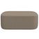 Puff Decorativo Orgânico Para Living Quarto 100cm Doha W01 Bouclê Bege - Lyam Decor