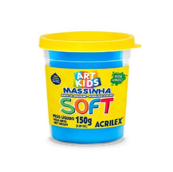 Massa de Modelar SOFT - AZUL - 150g - ACRILEX