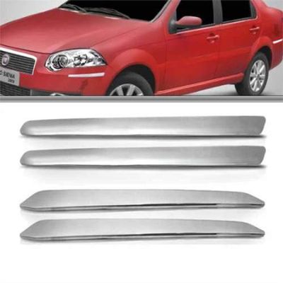 Aplique Cromado Friso Para-Choque Fiat Siena G4 2008 à 2016