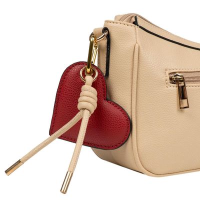 Bolsa Transversal Feminina BG Amour Bege U / Bege