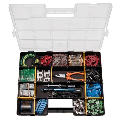 Maleta Organizadora 17" Divisórias Móveis Plástica com Alça Tramontina Master 43x33cm Multiuso