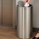 Lixeira Redonda 30L com Tampa Basculante Aço Inox Tramontina Swing Escritório Lavanderia