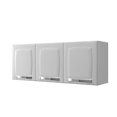 Armário Rose 3 Portas em Aço Itatiaia Branco