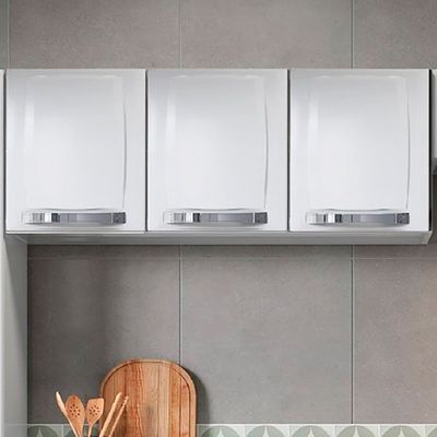 Armário Rose 3 Portas em Aço Itatiaia Branco