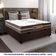 Cama Box Baú Casal Suede + Colchão Molas Ensacadas Texas Prime Colchões 138x188x63cm Marrom